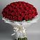 Букет 101 Красная роза Блэк Мэджик в Ореховке