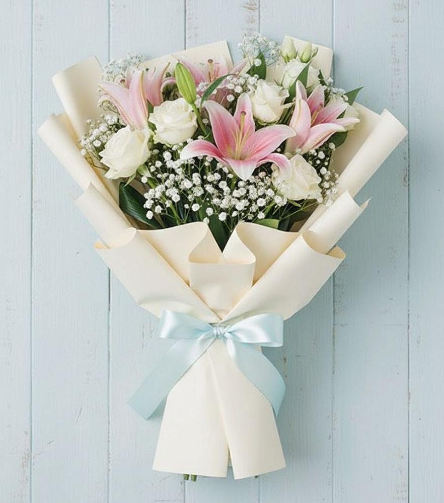 Букет цветов из: Лилии в Ореховке