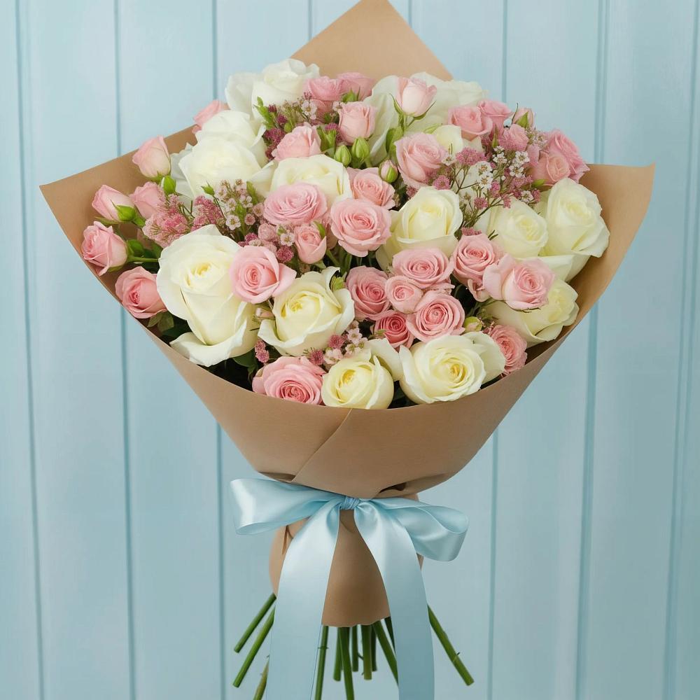 Букет цветов из: Розы в Ореховке
