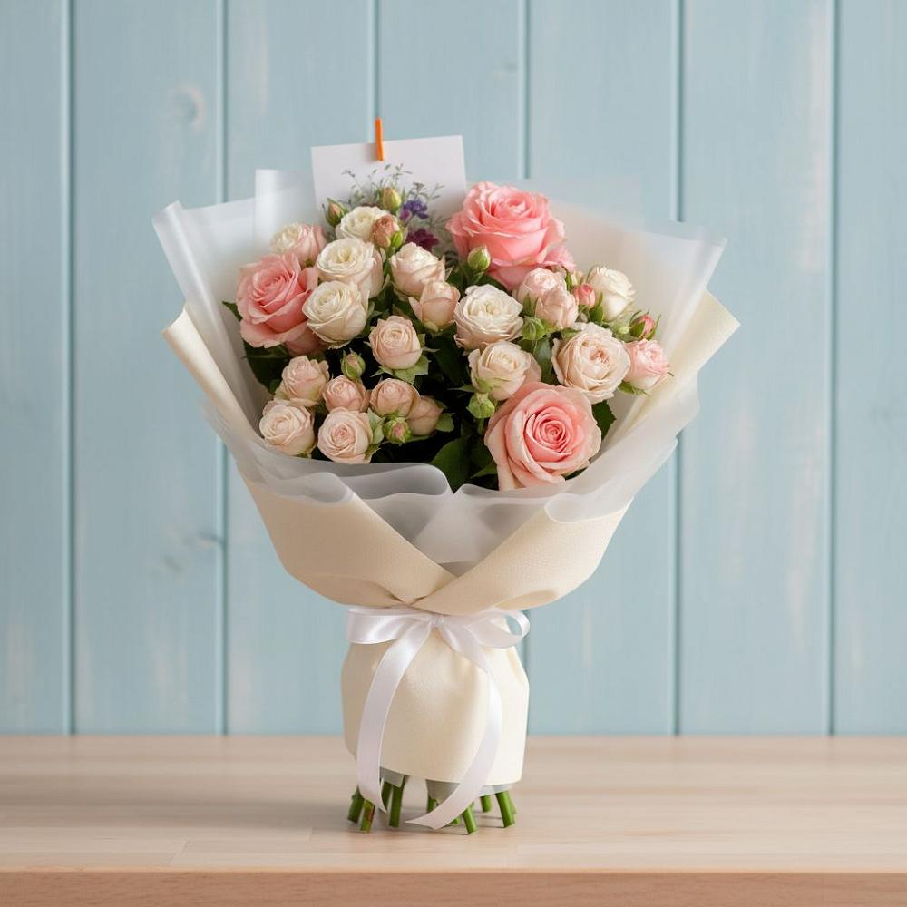 Букет цветов из: Розы в Ореховке