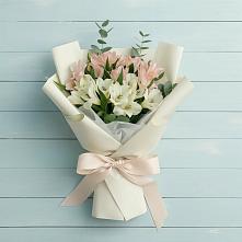 Букет цветов из:  Альстромерии в Ореховке