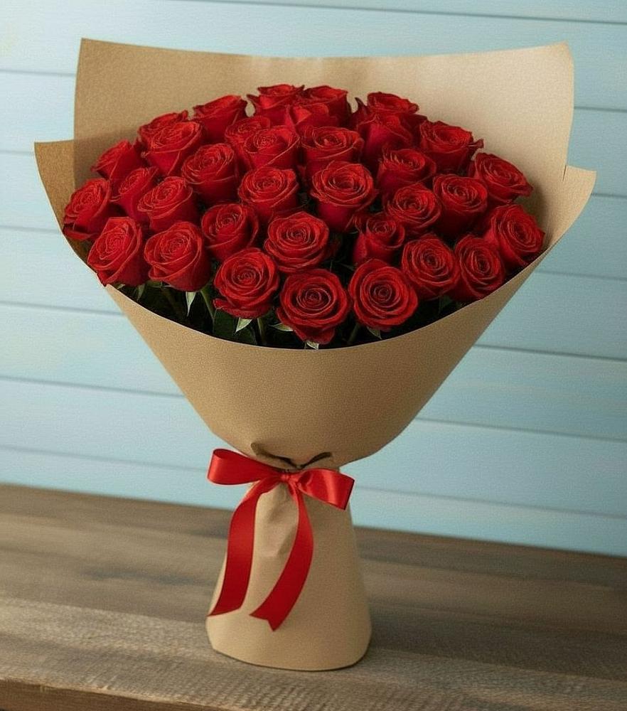 Букет Красные розы Милано в Ореховке