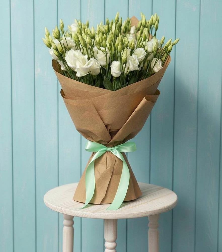 Букет цветов из: Лизиантусы в Ореховке