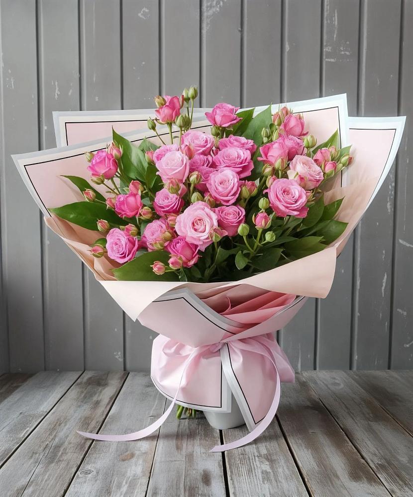 Букет Розовый кустик в Ореховке