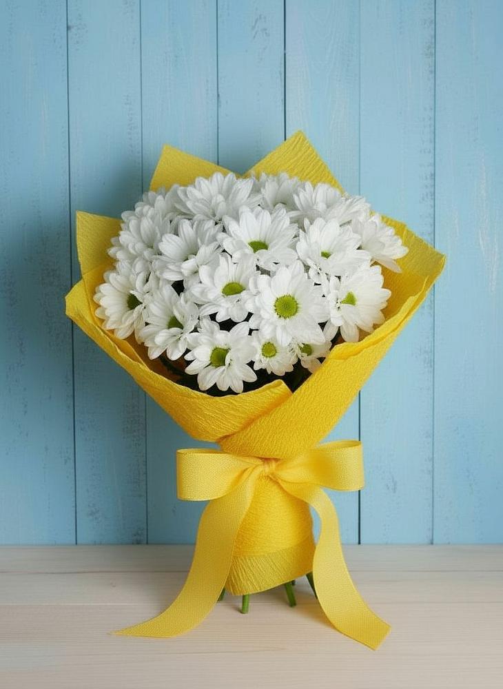 Букет цветов из: Хризантемы в Ореховке
