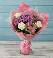 Букет цветов из:  Герберы в Ореховке