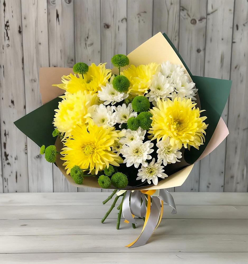 Букет цветов из: Хризантемы в Ореховке