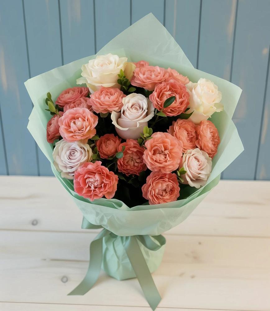 Букет цветов из: Розы в Ореховке