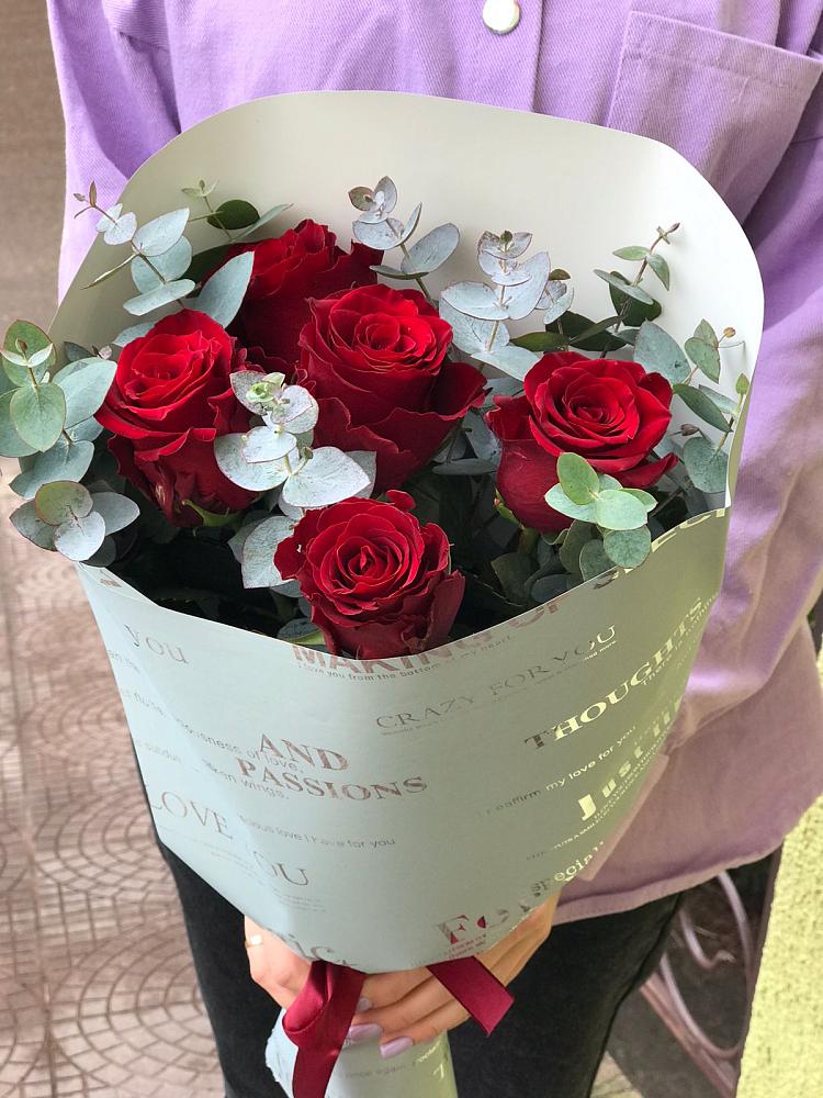 Букет цветов из: Розы в Ореховке