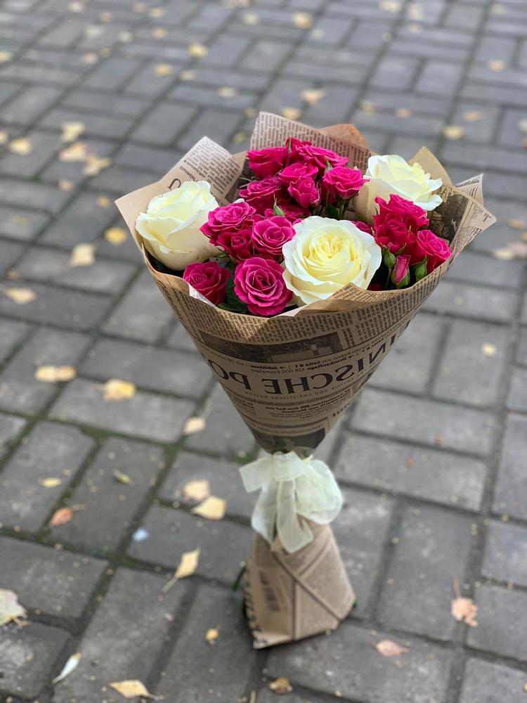 Букет цветов из: Розы в Ореховке