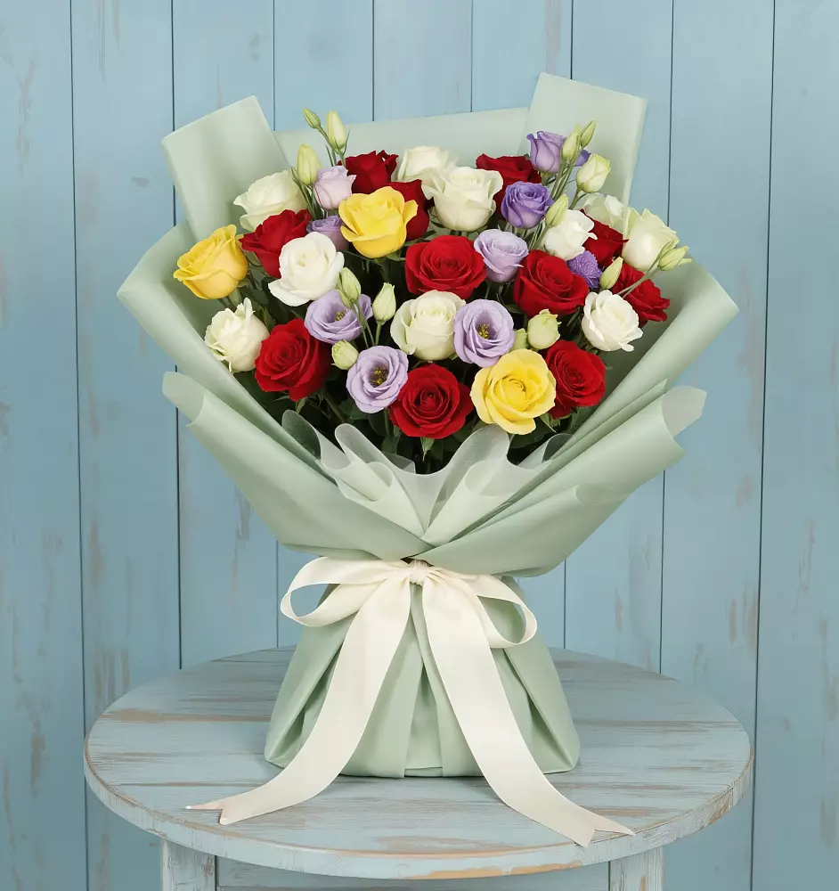 Букет цветов из: Розы в Ореховке