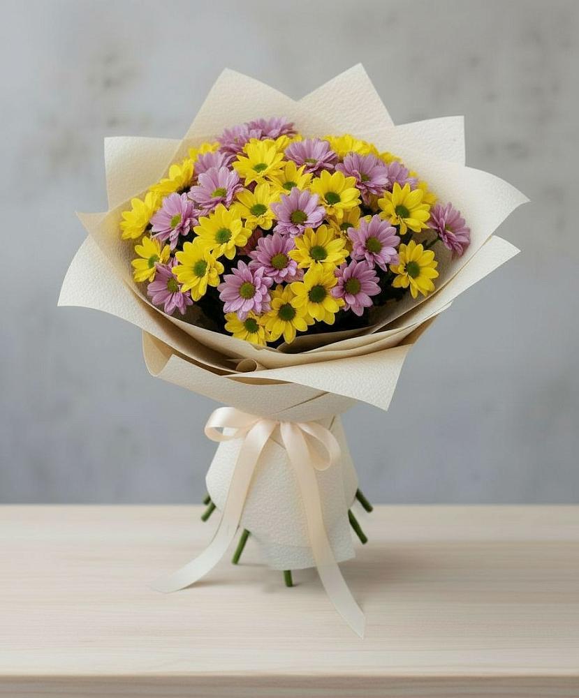 Букет цветов из: Хризантемы в Ореховке